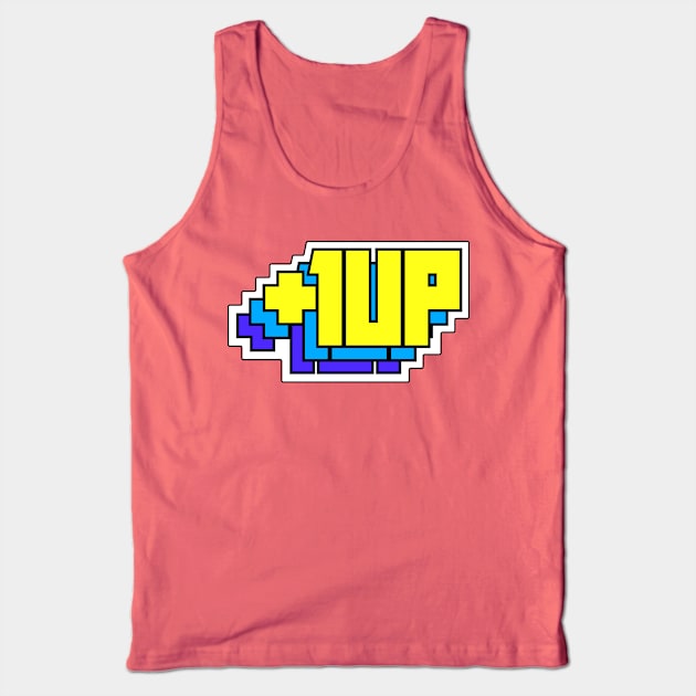 1 Up One up Life Video games Retro gaming Tank Top by Tanguy44